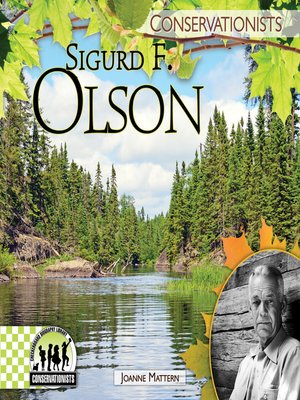 cover image of Sigurd F. Olson